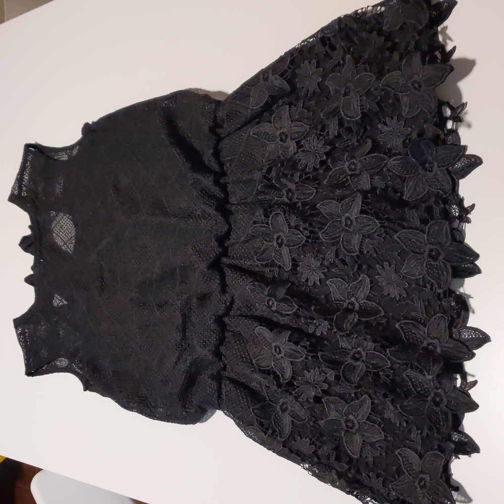 Black lace dress NWT